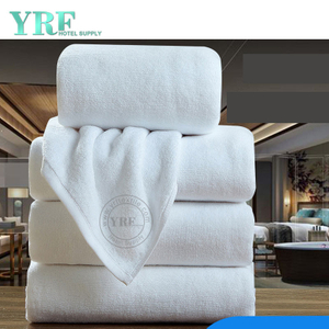 Hotel de lujo de 5 estrellas blanco 100% algodón suave secado rápido Towelsl