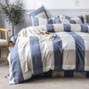Ropa de cama para el hogar Sábanas de tela de algodón 4 piezas King Bed