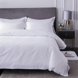 El hotel barato suministra 500 hilos de la ropa de cama del algodón de la ropa de cama