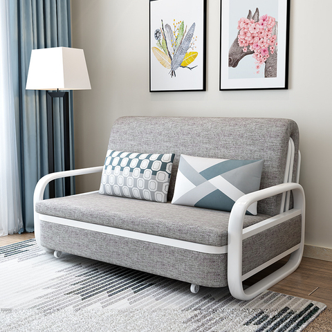 Venta al por mayor multifuncional doble plegable con sofá cama de almacenamiento