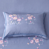 Algodón de la decoración del hogar impreso cómodo para el juego de sábanas de cama doble